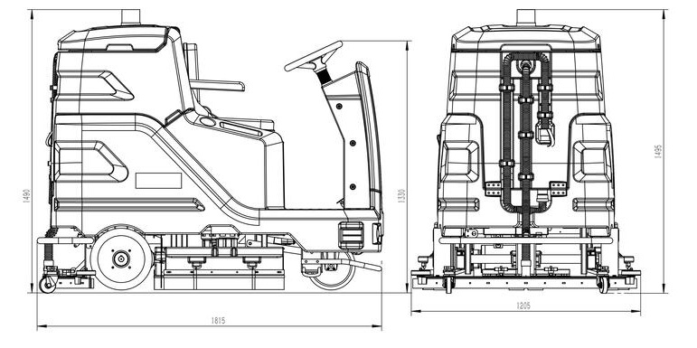 floor scrubber with vacuum floor scrubber with vacuum
