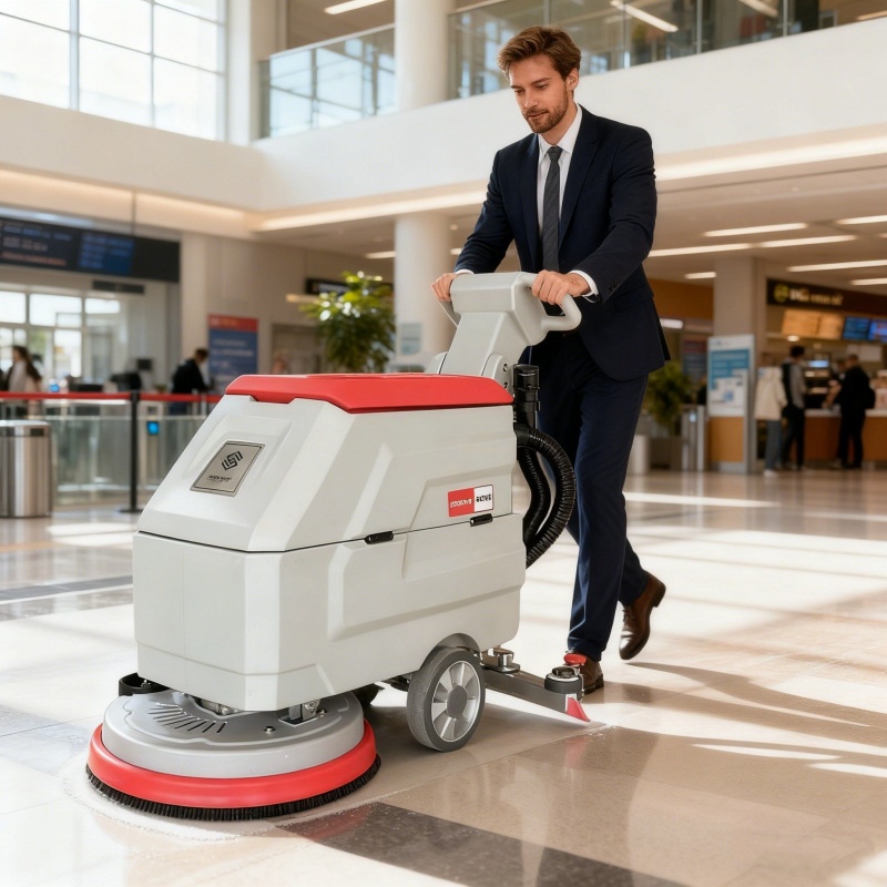 آلة تنظيف الأرضيات التي يمكن المشي خلفها